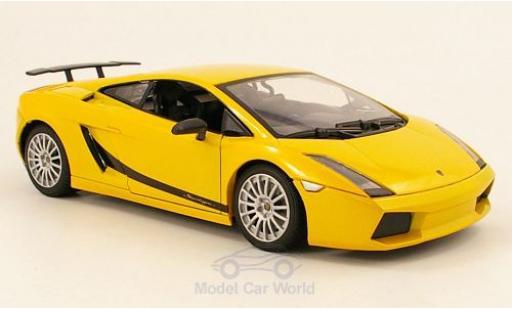 Diecast model cars Lamborghini Gallardo Superleggera 1/18 Motormax Superleggera metallic yellow Lamborghini Gallardo Superleggera 1/18 Motormax Superleggera metallic yellow diecast model cars