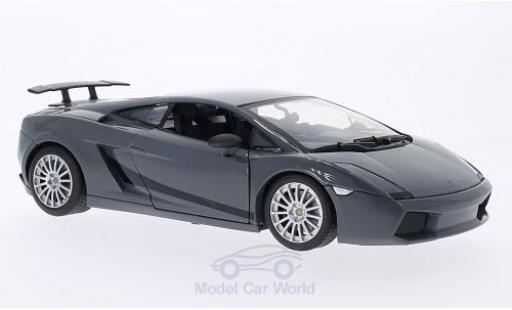 Diecast model cars Lamborghini Gallardo Superleggera 1/18 Motormax Superleggera metallic black Lamborghini Gallardo Superleggera 1/18 Motormax Superleggera metallic black diecast model cars