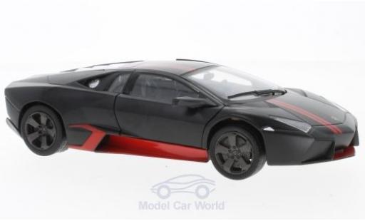 Lamborghini Reventon 1/24 Motormax matt-black/red diecast model cars