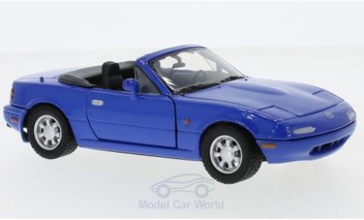 Diecast model cars Mazda MX 1/24 Motormax -5 Miata blue Mazda MX 1/24 Motormax -5 Miata blue diecast model cars