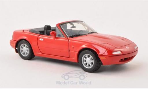 Diecast model cars Mazda MX 1/24 Motormax -5 Miata red Mazda MX 1/24 Motormax -5 Miata red diecast model cars