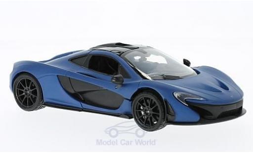 McLaren P1 1/24 Motormax matt-blue ohne Vitrine diecast model cars