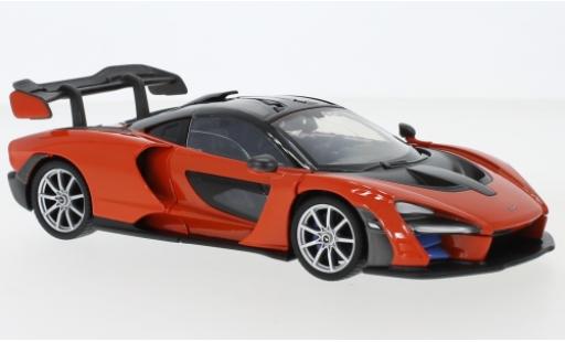 Diecast model cars McLaren Senna 1/24 Motormax metallic orange McLaren Senna 1/24 Motormax metallic orange diecast model cars