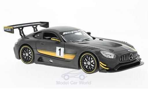 Diecast model cars Mercedes AMG GT 1/24 Motormax 3 matt-grey Presentation Mercedes AMG GT 1/24 Motormax 3 matt-grey Presentation diecast model cars
