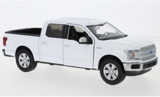 Diecast model cars Ford F-1 1/24 Motormax 50 Lariat Crew Cab white 2019 Ford F-1 1/24 Motormax 50 Lariat Crew Cab white 2019 diecast model cars
