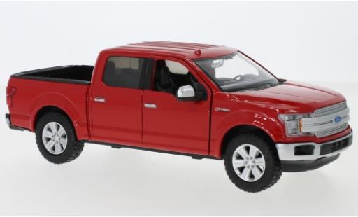 Diecast model cars Ford F-1 1/24 Motormax 50 Lariat Crew Cab red 2019 Ford F-1 1/24 Motormax 50 Lariat Crew Cab red 2019 diecast model cars