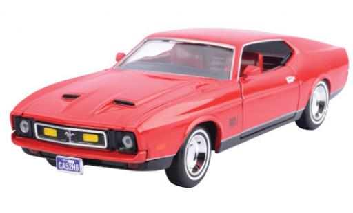 Diecast model cars Ford Mustang 1/24 Motormax Mach 1 red 1971 Ford Mustang 1/24 Motormax Mach 1 red 1971 diecast model cars