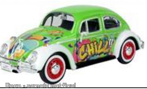 Volkswagen Beetle 1/24 Motormax vert/Décorer 1966 diecast model cars