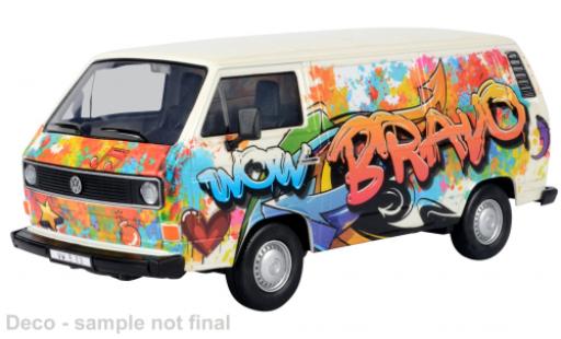 Diecast model cars Volkswagen T3 1/24 Motormax white/Décorer Volkswagen T3 1/24 Motormax white/Décorer diecast model cars