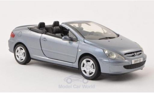 Peugeot 307 1/24 Motormax CC metallic blue ohne Vitrine diecast model cars