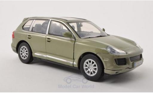 Porsche Cayenne S 1/24 Motormax (9PA) metallic oliv 2008 diecast model cars