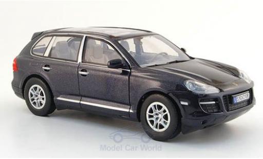 Diecast model cars Porsche Cayenne 1/24 Motormax metallic black ohne Vitrine Porsche Cayenne 1/24 Motormax metallic black ohne Vitrine diecast model cars