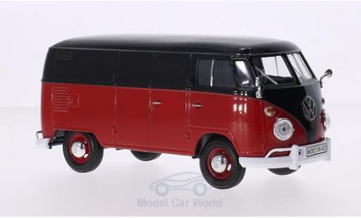 Diecast model cars Volkswagen T1 A 1/24 Motormax Kasten black/red Volkswagen T1 A 1/24 Motormax Kasten black/red diecast model cars