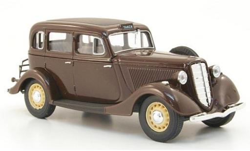 Diecast model cars Gaz M1 1/43 Nash Avtoprom GAZ brown Taxi Gaz M1 1/43 Nash Avtoprom GAZ brown Taxi diecast model cars
