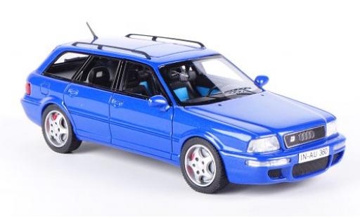 Audi RS2 1/43 Neo metallic blue diecast model cars