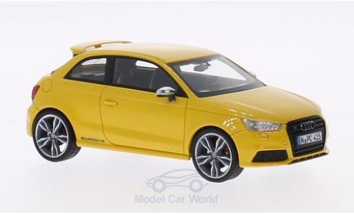 Audi S1 1/43 Neo yellow 2014 diecast model cars