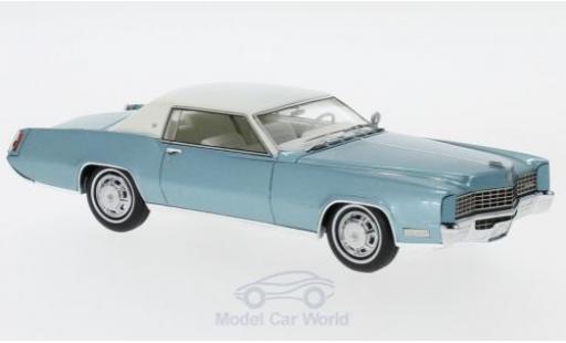 Diecast model cars Cadillac Eldorado 1/43 Neo Coupe metallic türkis/white 1967 Cadillac Eldorado 1/43 Neo Coupe metallic türkis/white 1967 diecast model cars