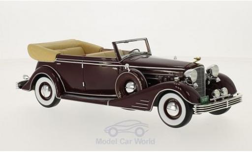 Diecast model cars Cadillac Fleetwood 1/24 Neo Allweather Phaeton red 1933 Cadillac Fleetwood 1/24 Neo Allweather Phaeton red 1933 diecast model cars