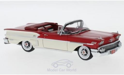 Diecast model cars Chevrolet Bel Air 1/43 Neo Impala Convertible red/white 1958 Chevrolet Bel Air 1/43 Neo Impala Convertible red/white 1958 diecast model cars