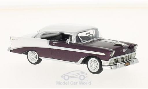 Diecast model cars Chevrolet Bel Air 1/43 Neo Sport Coupe white/metallic red 1956 Chevrolet Bel Air 1/43 Neo Sport Coupe white/metallic red 1956 diecast model cars