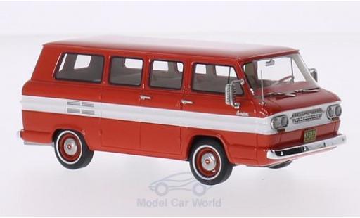 Diecast model cars Chevrolet Corvair 1/43 Neo Window Van red/white 1963 Chevrolet Corvair 1/43 Neo Window Van red/white 1963 diecast model cars