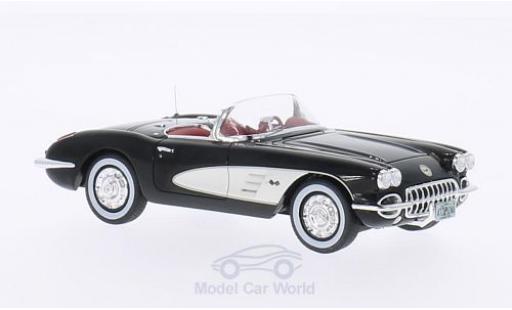 Diecast model cars Chevrolet Corvette 1/43 Neo C1 black/white 1959 Chevrolet Corvette 1/43 Neo C1 black/white 1959 diecast model cars