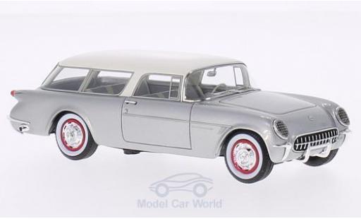 Diecast model cars Chevrolet Corvette 1/43 Neo Nomad grey/white 1954 Chevrolet Corvette 1/43 Neo Nomad grey/white 1954 diecast model cars