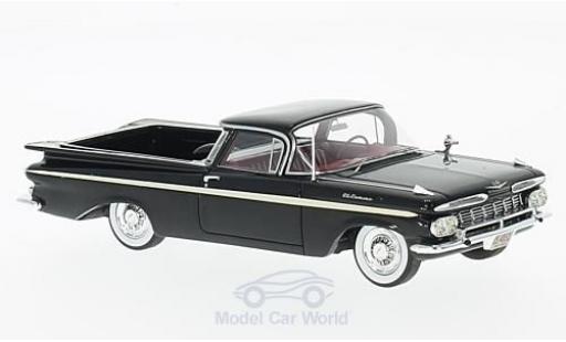 Diecast model cars Chevrolet El Camino 1/43 Neo black/white 1959 Chevrolet El Camino 1/43 Neo black/white 1959 diecast model cars