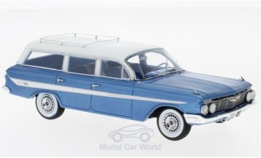Diecast model cars Chevrolet Nomad 1/43 Neo Station Wagon metallic blue/white 1961 Chevrolet Nomad 1/43 Neo Station Wagon metallic blue/white 1961 diecast model cars