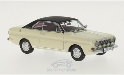 Diecast model cars Ford Taunus 1968 1/43 Neo P6 15M Coupe white/black 1968 Ford Taunus 1968 1/43 Neo P6 15M Coupe white/black 1968 diecast model cars