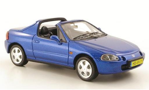 Diecast model cars Honda CRX 1/43 Neo del Sol metallic blue 1992 Honda CRX 1/43 Neo del Sol metallic blue 1992 diecast model cars