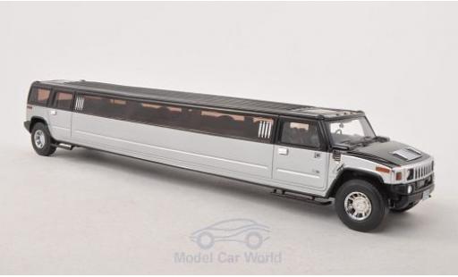 Diecast model cars Hummer H2 1/43 Neo Stretch Limousine black/grey Hummer H2 1/43 Neo Stretch Limousine black/grey diecast model cars