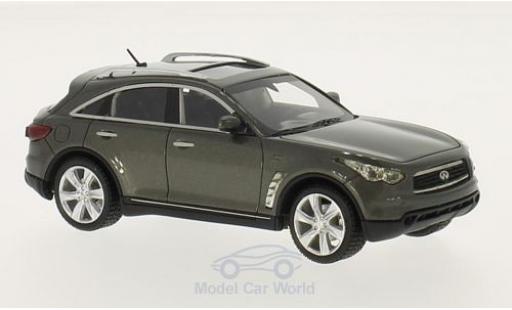 Diecast model cars Infiniti FX50 1/18 Neo S metallic grey 2010 Infiniti FX50 1/18 Neo S metallic grey 2010 diecast model cars