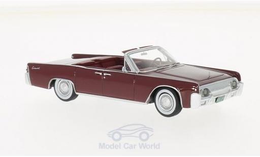 Diecast model cars Lincoln Continental 1961 1/43 Neo 53A Convertible red 1961 Lincoln Continental 1961 1/43 Neo 53A Convertible red 1961 diecast model cars