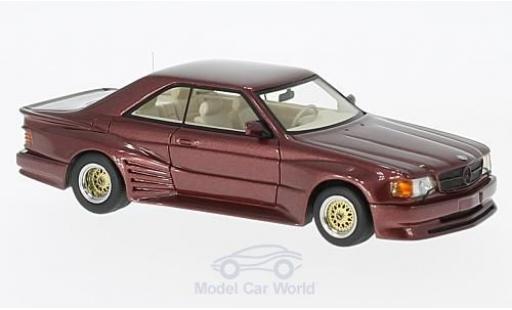 Diecast model cars Mercedes 500 SEC 1/43 Neo SEC Koenig Specials metallic red Mercedes 500 SEC 1/43 Neo SEC Koenig Specials metallic red diecast model cars