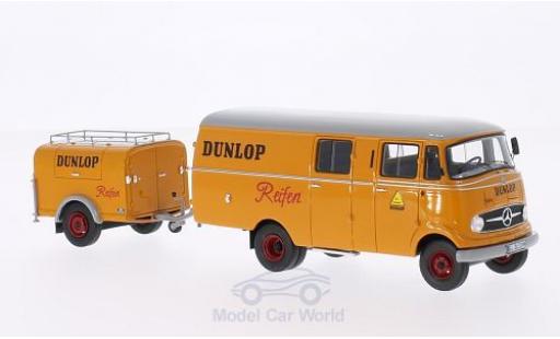 Diecast model cars Mercedes L319 1/43 Neo Dunlop 1961 mit Ein-Achs-Anhänger ohne Vitrine Mercedes L319 1/43 Neo Dunlop 1961 mit Ein-Achs-Anhänger ohne Vitrine diecast model cars