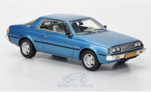 Diecast model cars Mitsubishi Sapporo 1/43 Neo MkI Coupe metallic blue 1982 Mitsubishi Sapporo 1/43 Neo MkI Coupe metallic blue 1982 diecast model cars