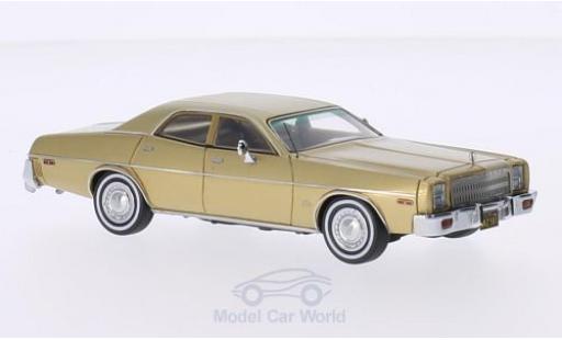 Diecast model cars Plymouth Fury 1/43 Neo 4-Door Sedan gold 1977 Plymouth Fury 1/43 Neo 4-Door Sedan gold 1977 diecast model cars