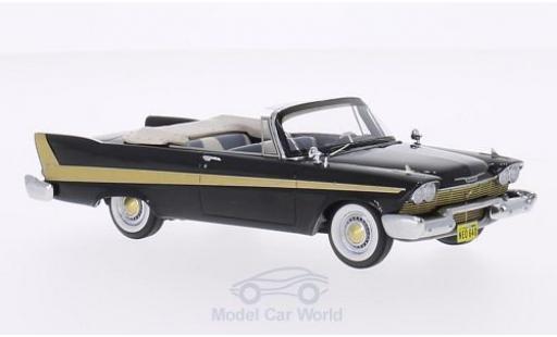 Diecast model cars Plymouth Fury 1/43 Neo Convertible black 1958 Plymouth Fury 1/43 Neo Convertible black 1958 diecast model cars