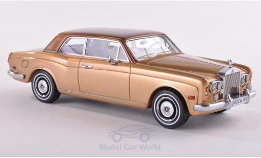 Diecast model cars Rolls Royce Corniche 1/43 Neo FHC gold/metallic brown 1971 Rolls Royce Corniche 1/43 Neo FHC gold/metallic brown 1971 diecast model cars
