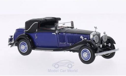 Diecast model cars Rolls Royce Phantom 1/43 Neo II Continental DHC Gurney Nutting blue/black RHD Rolls Royce Phantom 1/43 Neo II Continental DHC Gurney Nutting blue/black RHD diecast model cars