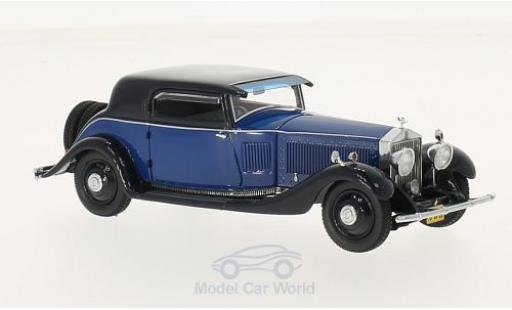 Diecast model cars Rolls Royce Phantom 1/43 Neo II Continental Windovers Coupe blue/blue 1932 Rolls Royce Phantom 1/43 Neo II Continental Windovers Coupe blue/blue 1932 diecast model cars