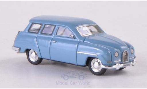 Saab 95 1/87 Neo blue diecast model cars