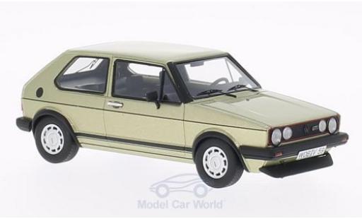 Diecast model cars Volkswagen Golf V 1/43 Neo I GTI metallic beige 1983 Volkswagen Golf V 1/43 Neo I GTI metallic beige 1983 diecast model cars