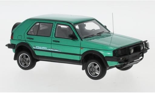Diecast model cars Volkswagen Golf 1/43 Neo II Country metallic green 1990 Volkswagen Golf 1/43 Neo II Country metallic green 1990 diecast model cars