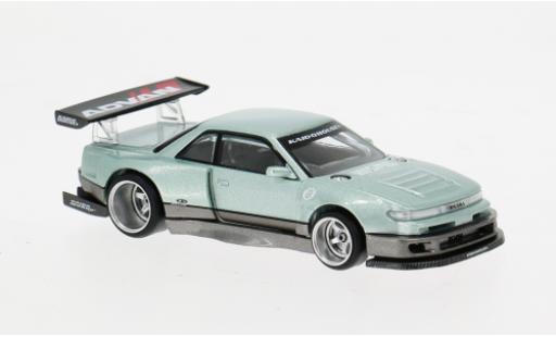 Diecast model cars Nissan Silvia S13-R gr&Atilde;&frac14;n 1991 1/64 Mini GT