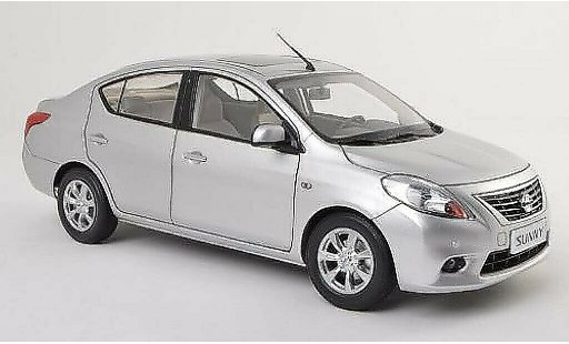 Nissan Sunny Base 1/18 Paudi grey 2010 diecast model cars