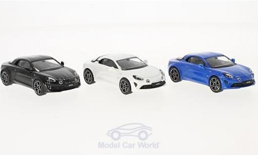 Diecast model cars Alpine A110 1/43 Norev Renault Premiere Edition 3er-Set metallic blue/metallic white 2017 Alpine A110 1/43 Norev Renault Premiere Edition 3er-Set metallic blue/metallic white 2017 diecast model cars