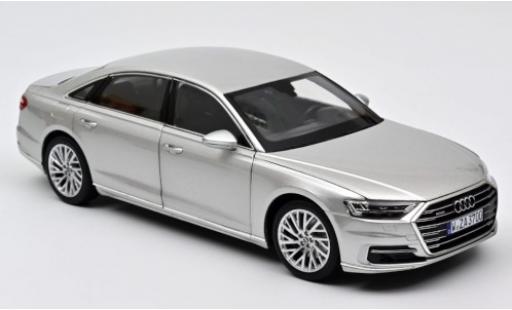 Audi A8 1/18 Norev L (D5) grey 2018 diecast model cars