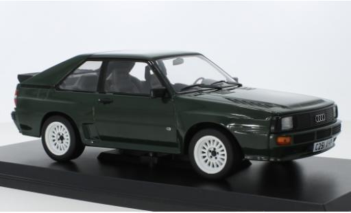 Audi Sport Quattro 1/18 Norev green 1985 diecast model cars